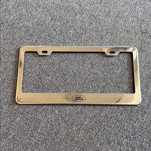 Land Rover Chrome Silver License Plate Frame